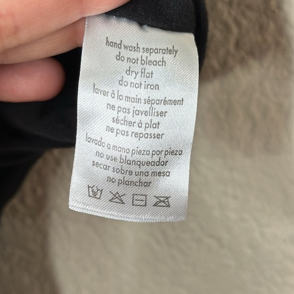 Danielle Bernstein TShirt Bodysuit in Black Size XL Minimalist - Picture 9 of 12